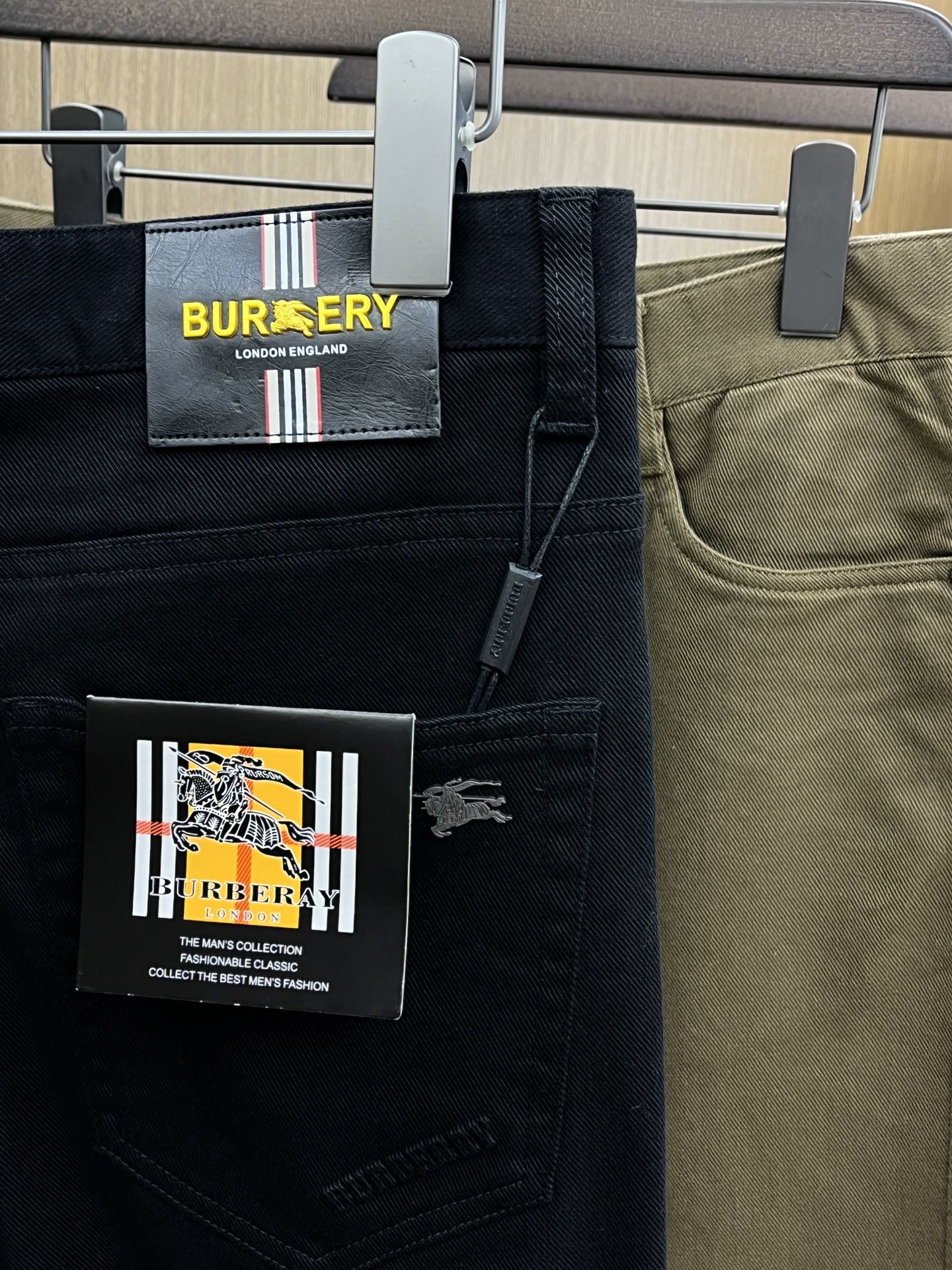 秋冬 BBR 🔥🔥ss秋冬新品，官网同步有售，男士高端商务休闲西裤，高端进口面料，带弹力，后面采用硅胶字