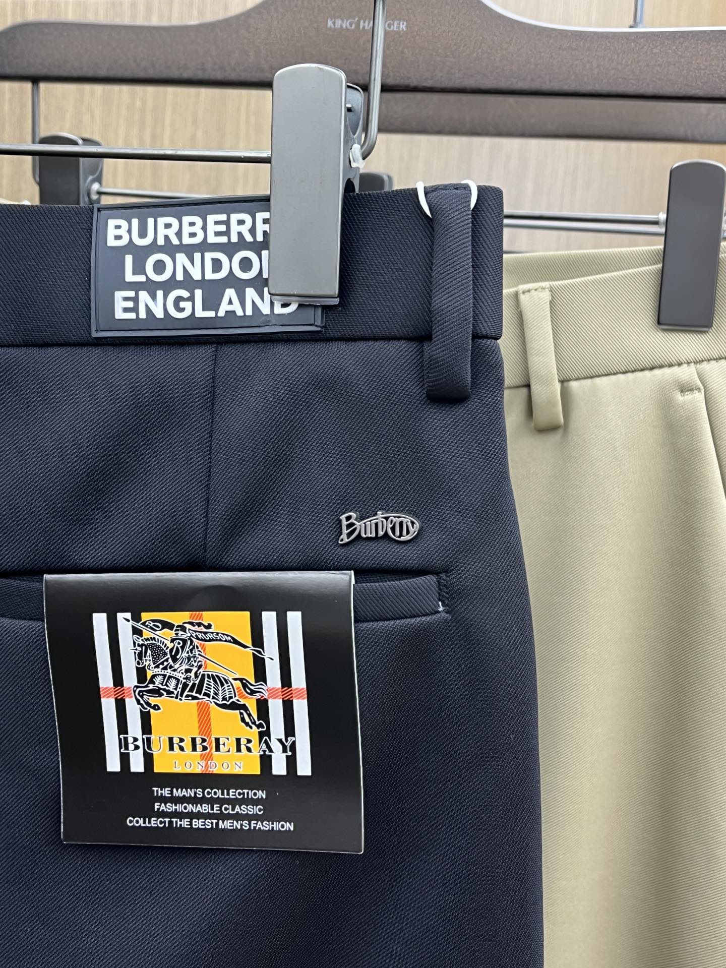 秋冬 BBR 🔥🔥ss秋冬新品，官网同步有售，男士高端商务休闲西裤，高端进口面料，带弹力，后面采用硅胶字