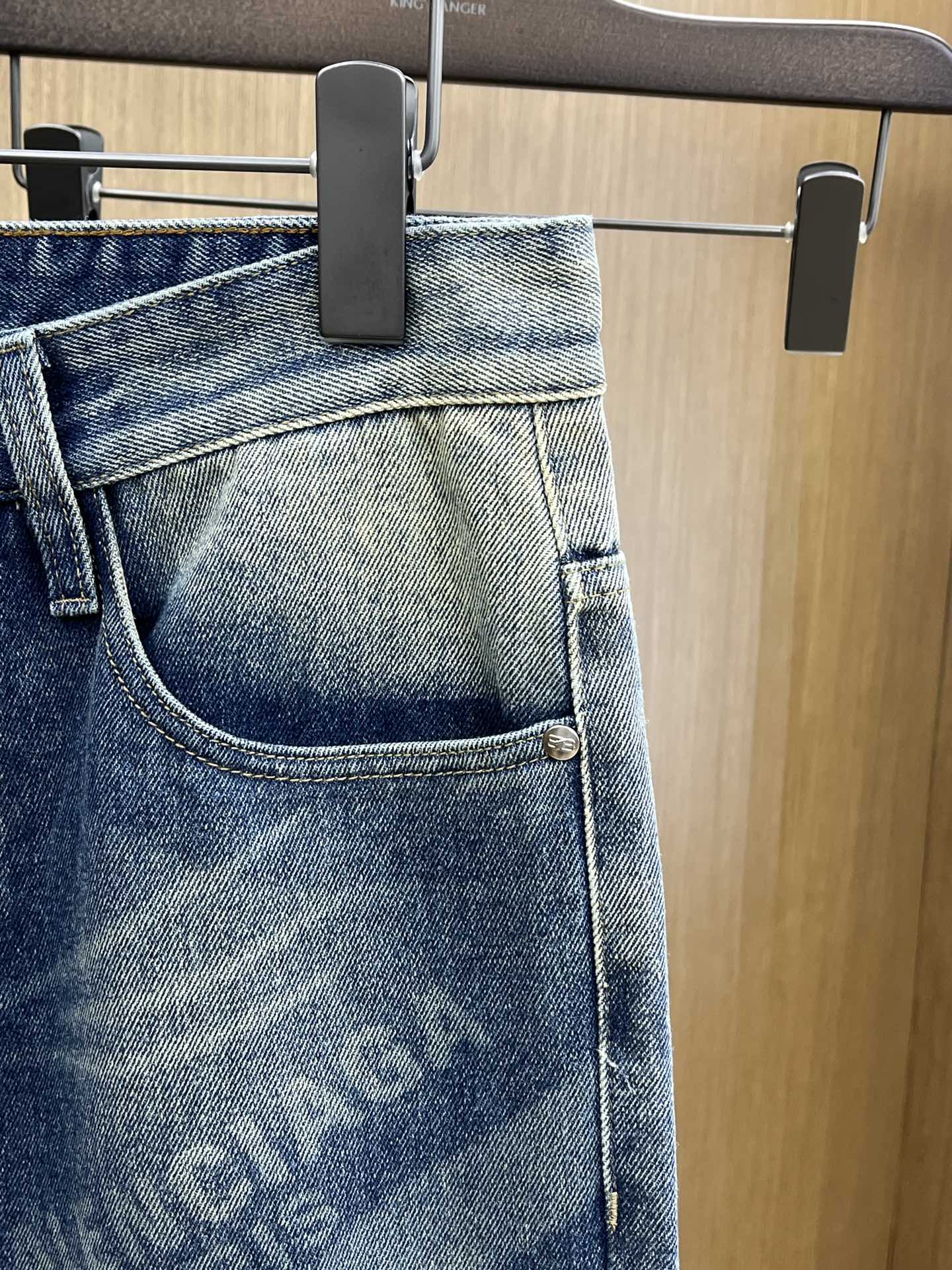 春夏 BBG 🔥🔥高端定制、2026春夏最新款微阔牛仔裤 柜台同步发售 原版定制复刻 客供五金辅料 原单