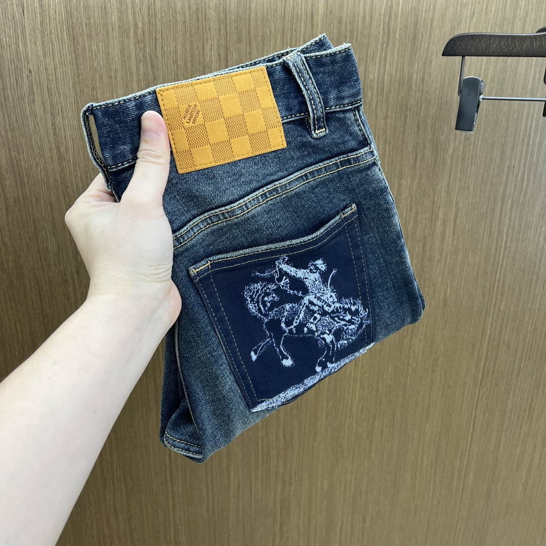 Louis Vuitton Denim Jeans: Premium Quality, Slim Fit, & Unique Design