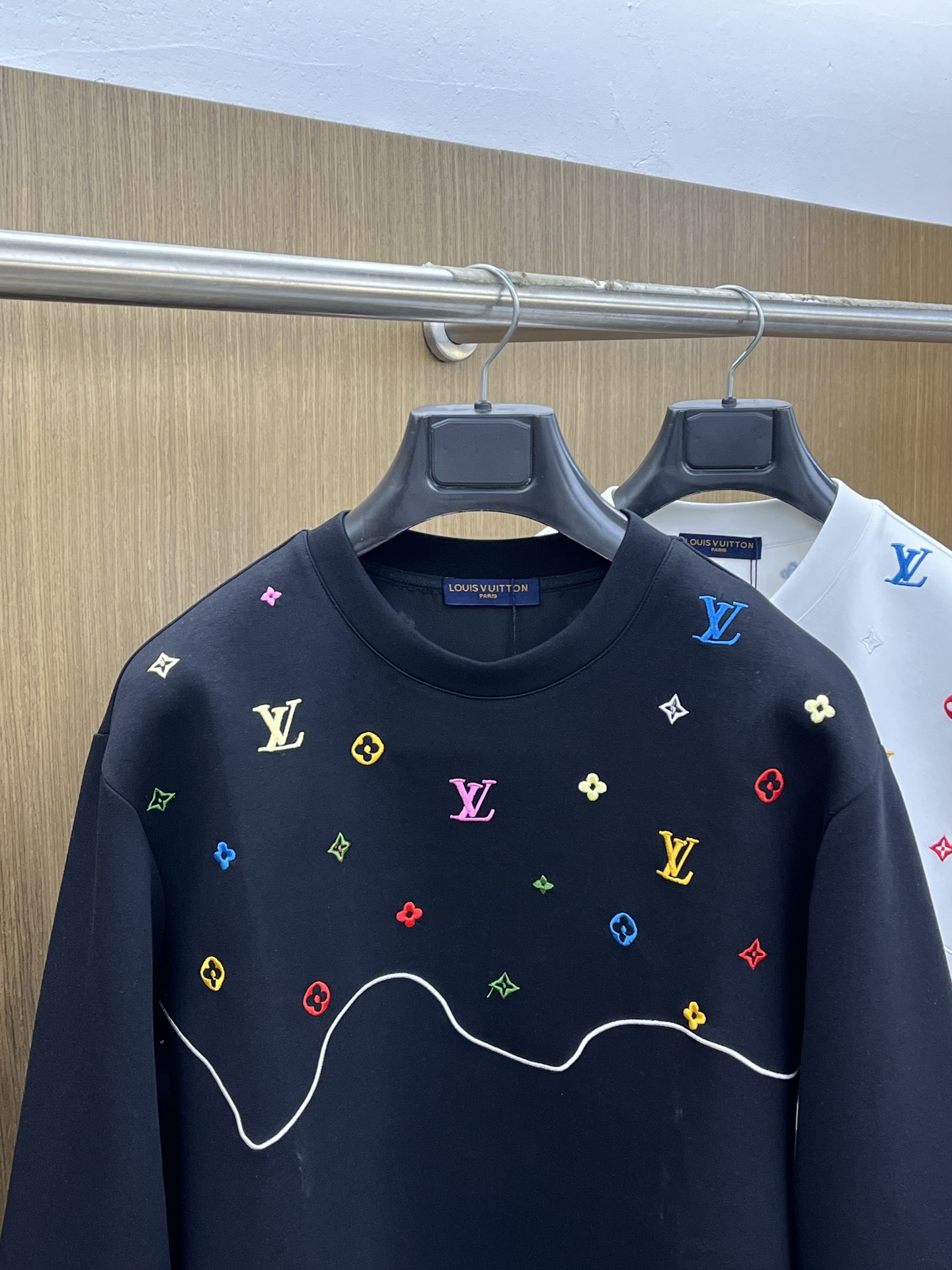 秋冬 LV 🔥FW秋冬新款印花圆领毛圈卫衣采用高端大牌面料380克毛圈高克重 独家定制客供 品质高端 男