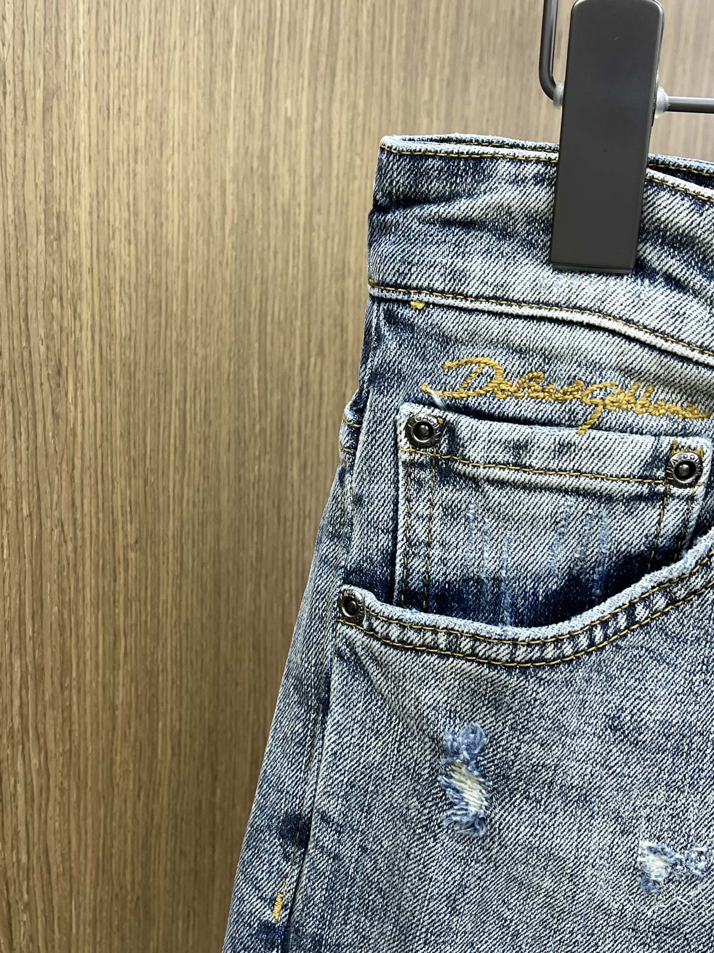 秋冬 DG 🔥🔥高端定制、25ss秋冬最新款原牛仔裤 柜台同步发售 原版定制复刻 客供五金辅料 原单品质