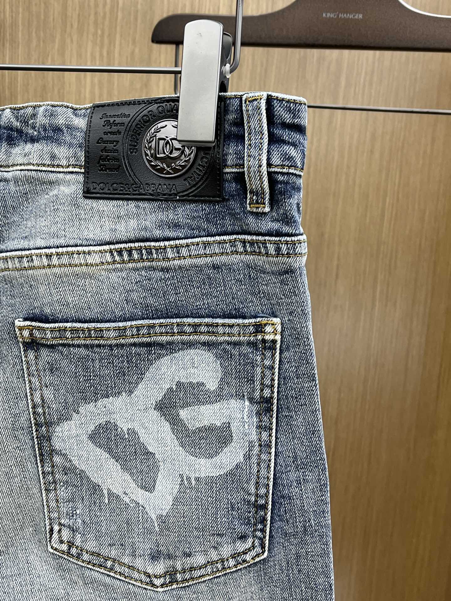 秋冬 DG 🔥🔥高端定制、25ss秋冬最新款原牛仔裤 柜台同步发售 原版定制复刻 客供五金辅料 原单品质