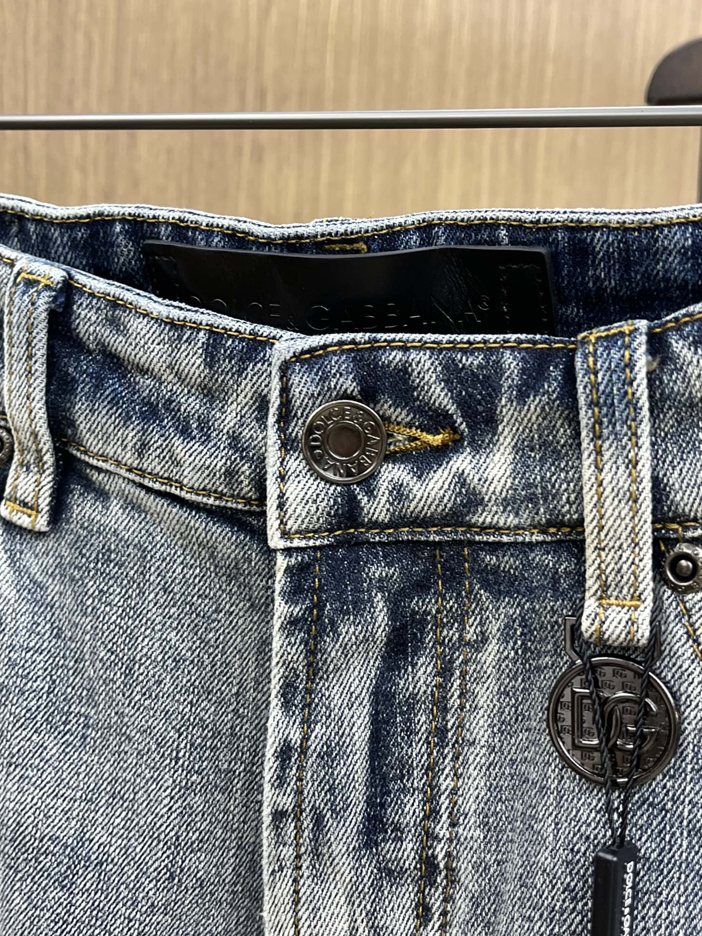 秋冬 DG 🔥🔥高端定制、25ss秋冬最新款原牛仔裤 柜台同步发售 原版定制复刻 客供五金辅料 原单品质