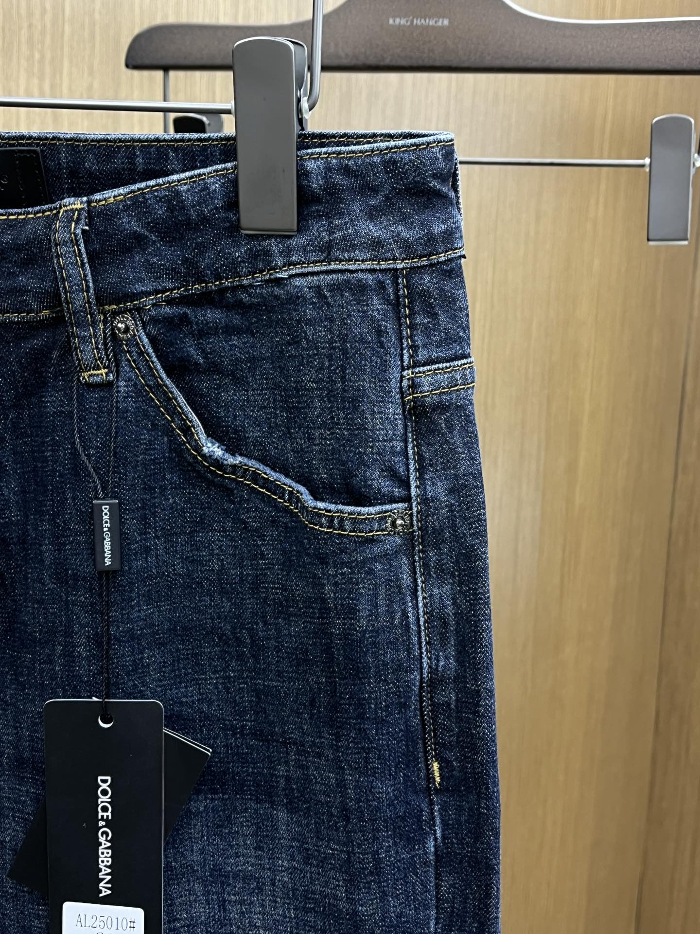 秋冬 DG 🔥🔥高端定制、25ss秋冬最新款原牛仔裤 柜台同步发售 原版定制复刻 客供五金辅料 原单品质