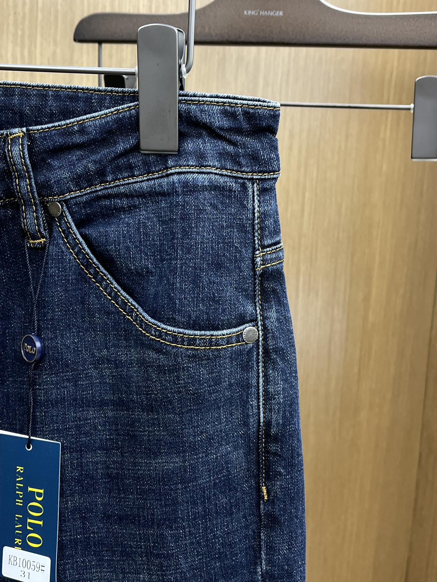 秋冬 Polo 🔥🔥高端定制、25ss秋冬最新款原牛仔裤 柜台同步发售 原版定制复刻 客供五金辅料 原单