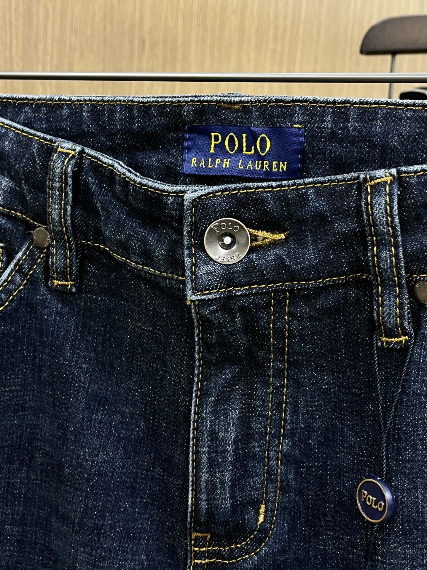 秋冬 Polo 🔥🔥高端定制、25ss秋冬最新款原牛仔裤 柜台同步发售 原版定制复刻 客供五金辅料 原单
