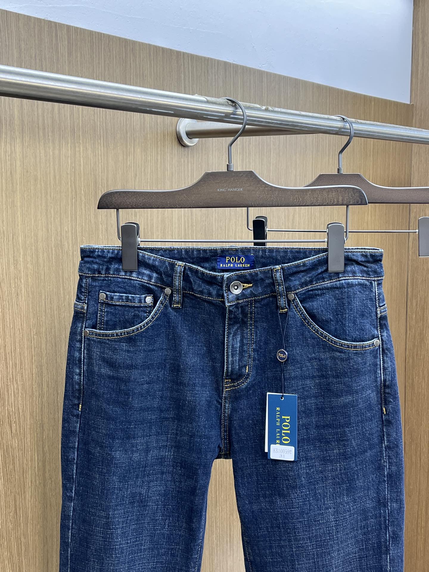 秋冬 Polo 🔥🔥高端定制、25ss秋冬最新款原牛仔裤 柜台同步发售 原版定制复刻 客供五金辅料 原单