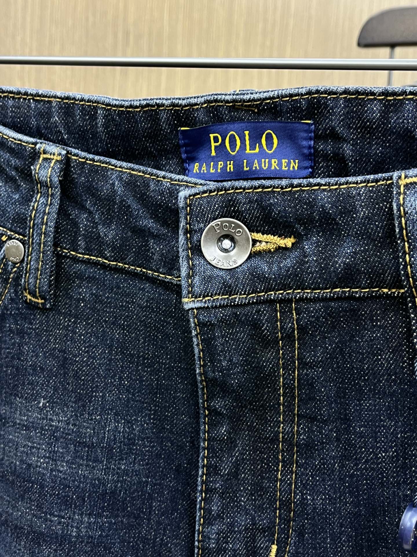秋冬 Polo 🔥🔥高端定制、25ss秋冬最新款原牛仔裤 柜台同步发售 原版定制复刻 客供五金辅料 原单
