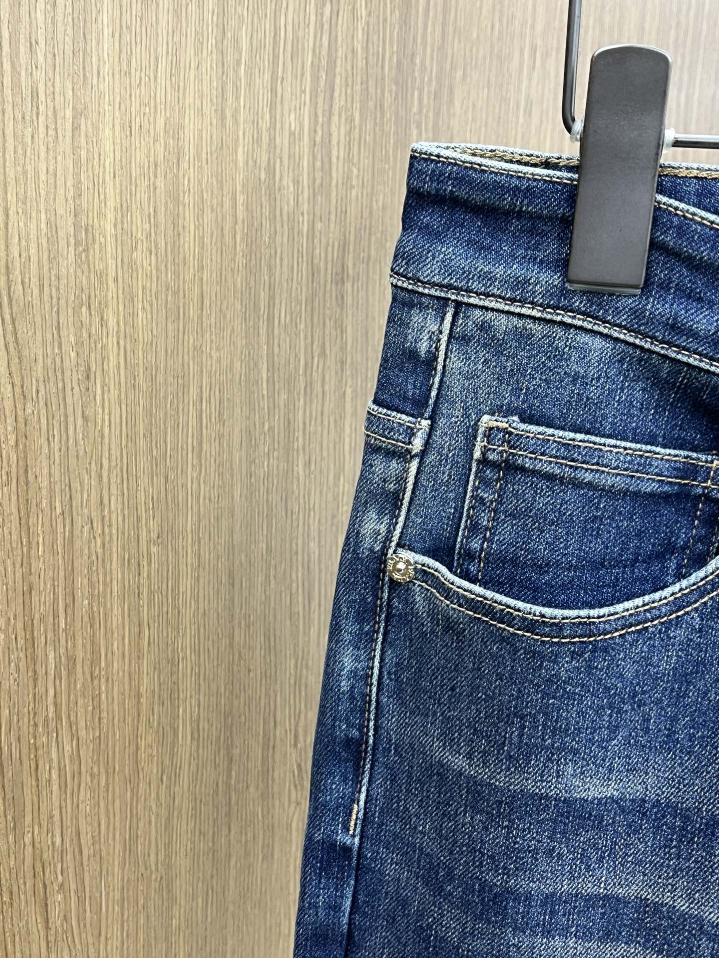 秋冬 PD 🔥🔥高端定制、25SS秋冬最新款牛仔裤 柜台同步发售 进口固色面料 原版定制复刻 客供五金辅