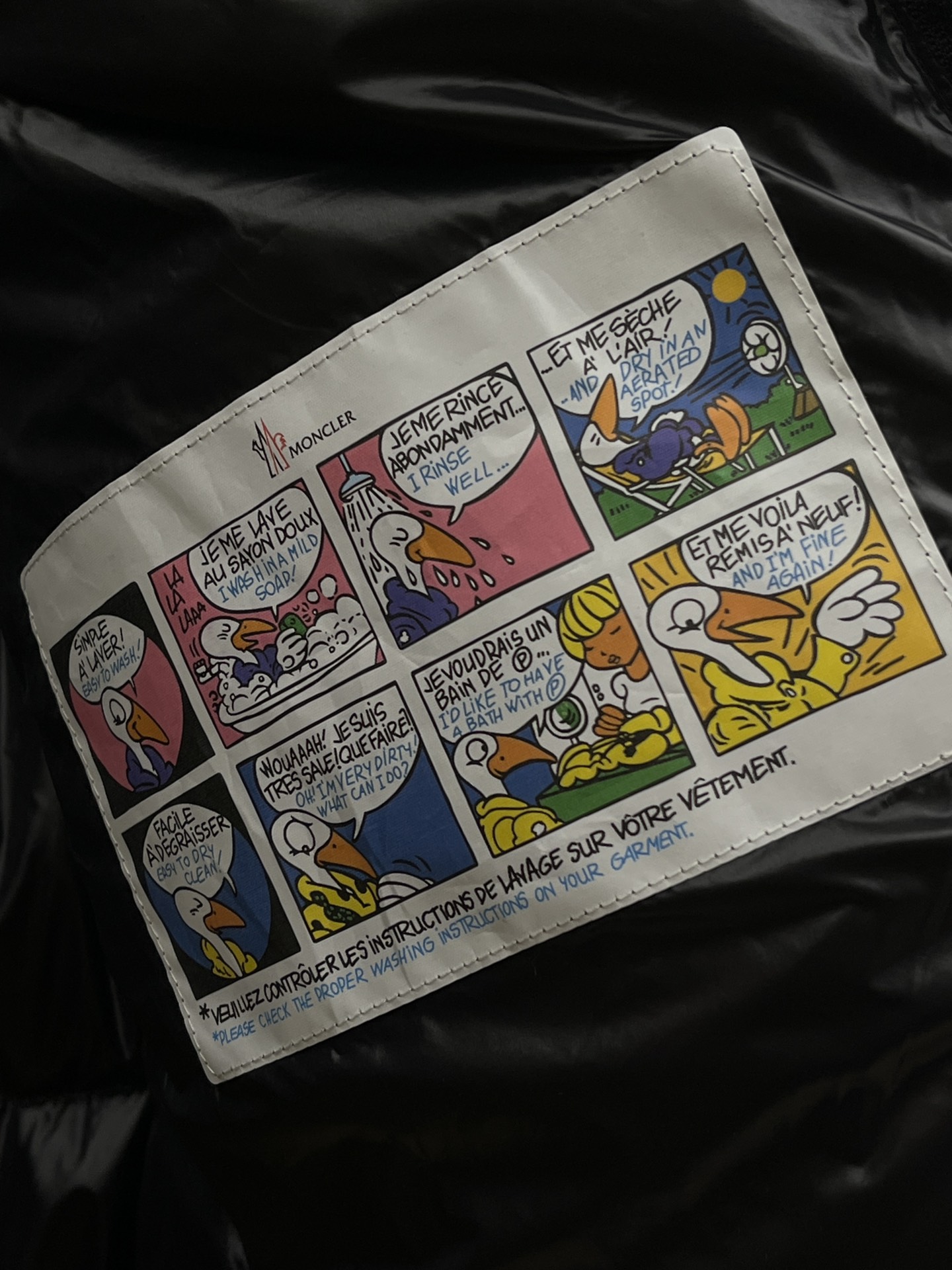 秋冬羽绒 Mon 🔥🔥最新款时尚设计师款羽绒外套❤️‍🔥立领羽绒服，肩膀经典logo爆款羽绒服，90#白