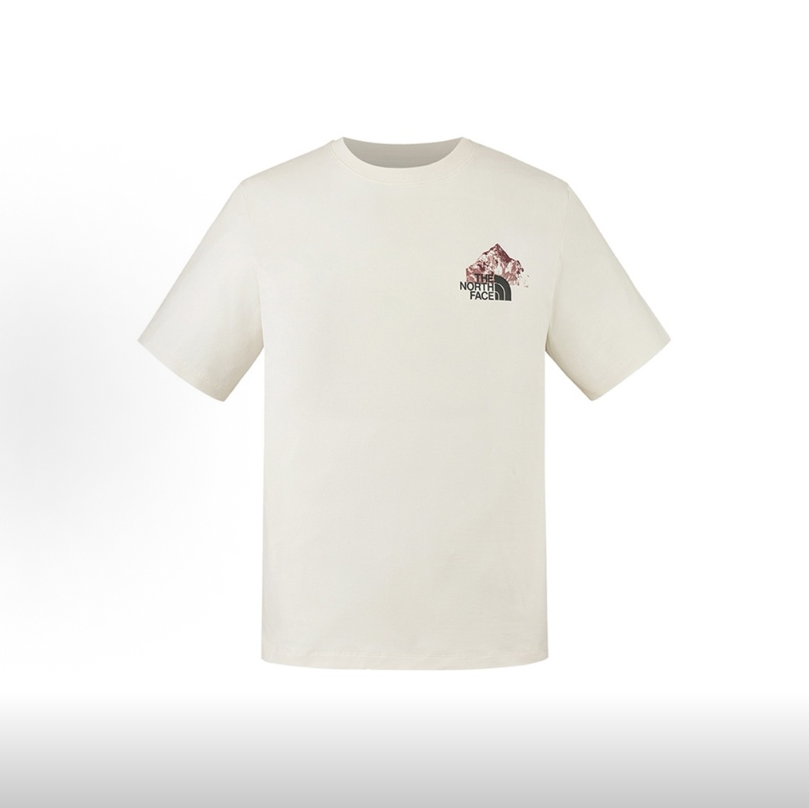 P48，20214款北面THE NORTH FACE SS25 背面印花短袖T恤 男女同款  码数mlxlxxl  白色
