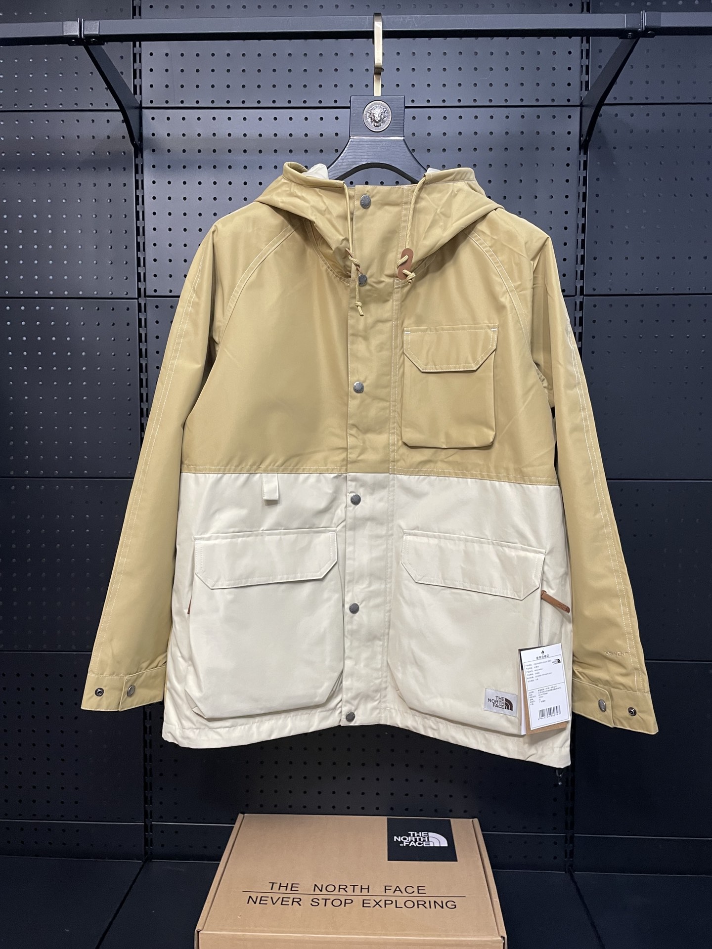 【Chaqueta dura The North Face, impermeable sellada con calor, nivel tope】 TNF chaqueta dura de tres colores, impermeabl…