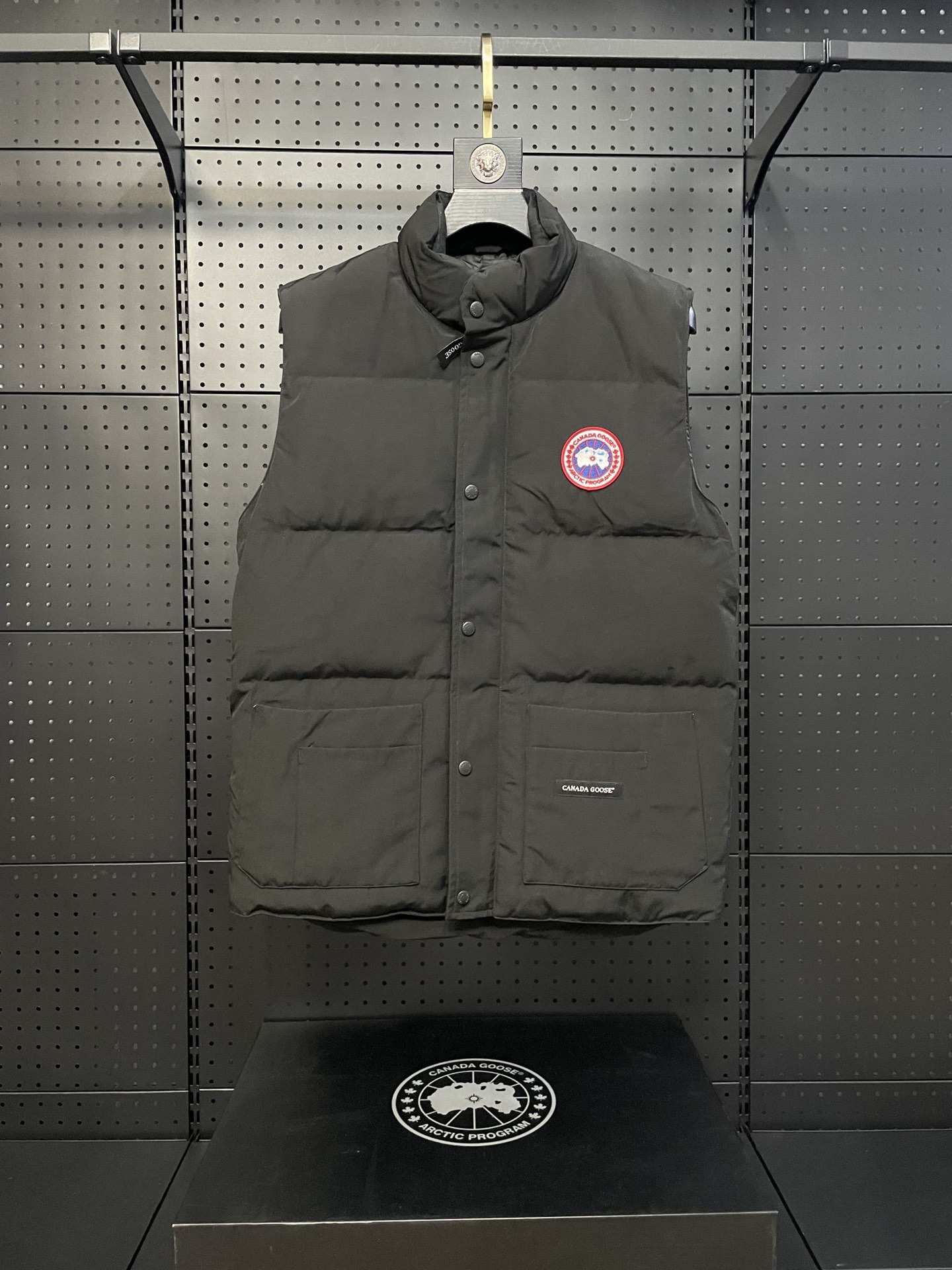 Versión premium, negro, chaleco canada goose Canada Goose freestylecrew 🎗 Tejido impermeable personalizado idéntico al…