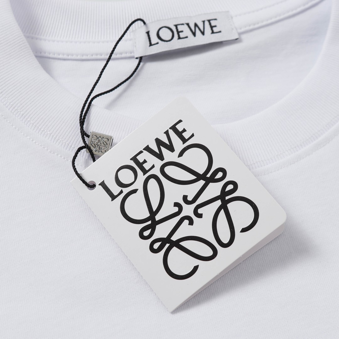 LOEWE/罗意威 经典LOGO刺绣口袋短袖