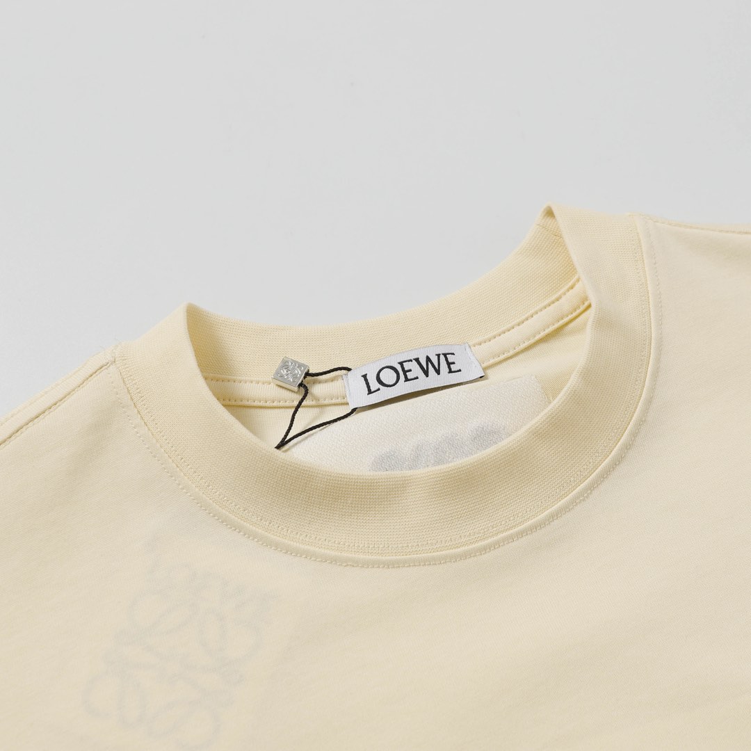 Loewe 罗意威 仙人掌图案圆领短袖T恤半袖