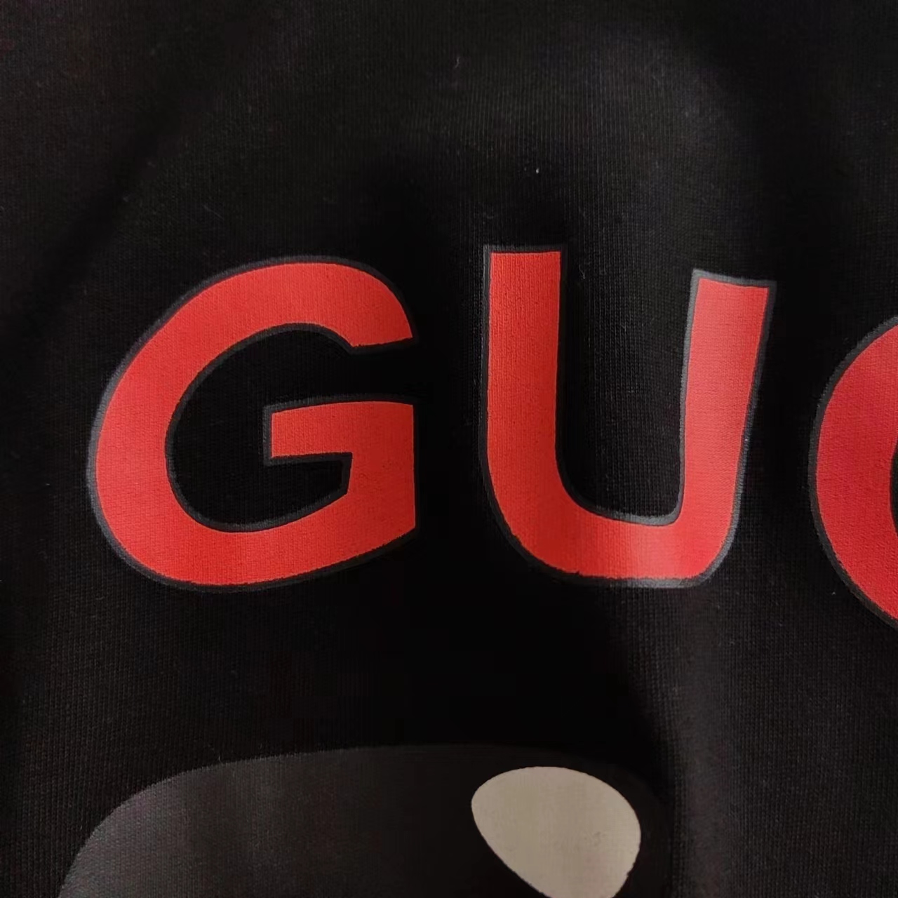尺码表+ Gucci/古驰 2024早春卡通怪异猫图案印花T恤