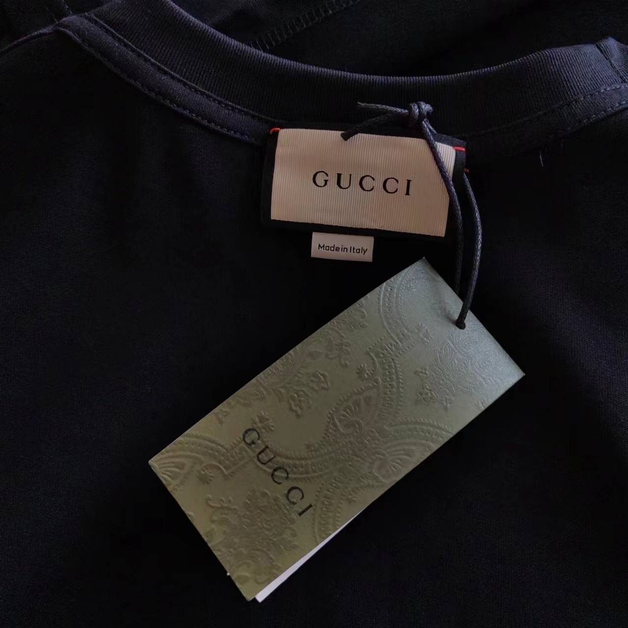 Gucci/古驰 24SS1921刺绣字母圆领T恤