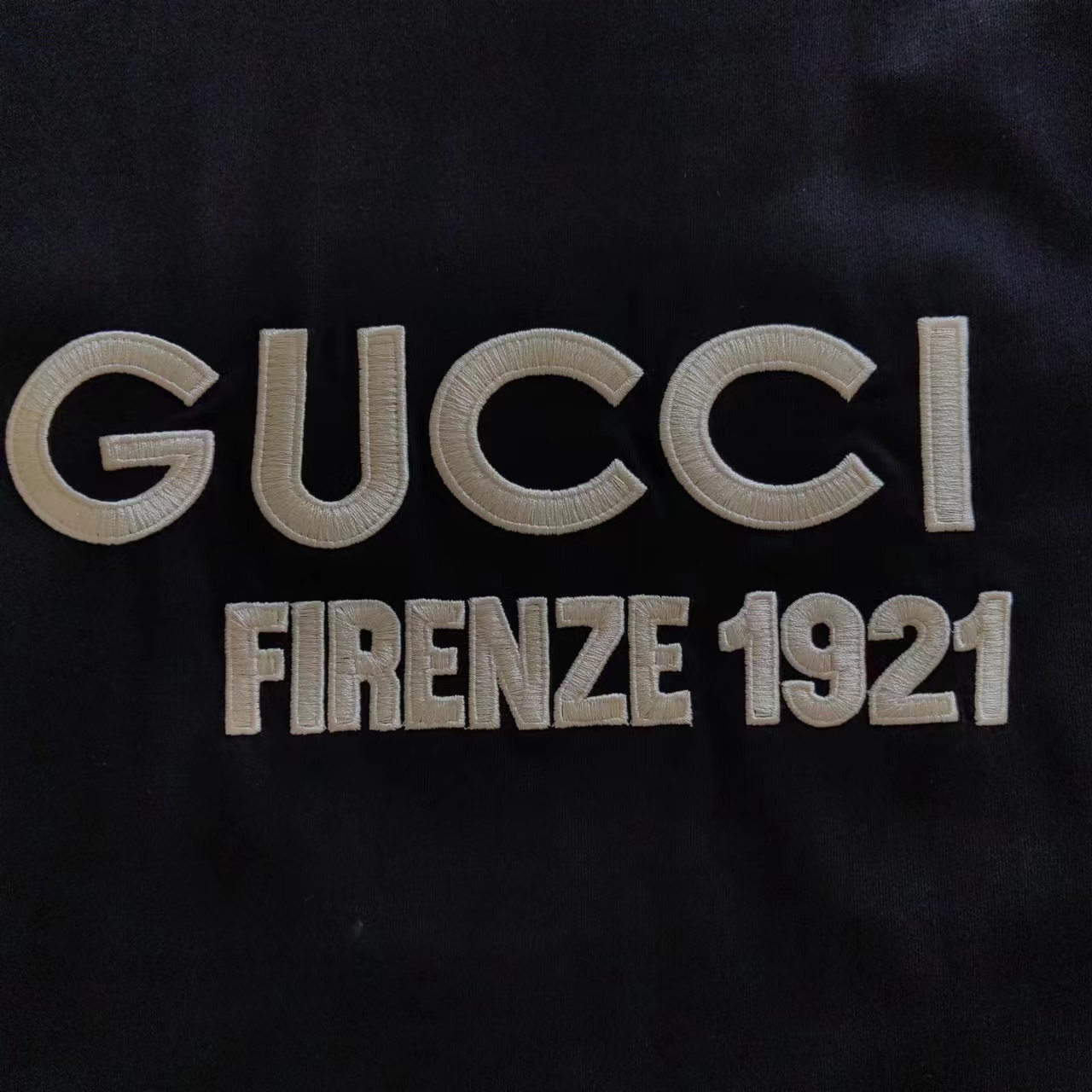 Gucci/古驰 24SS1921刺绣字母圆领T恤