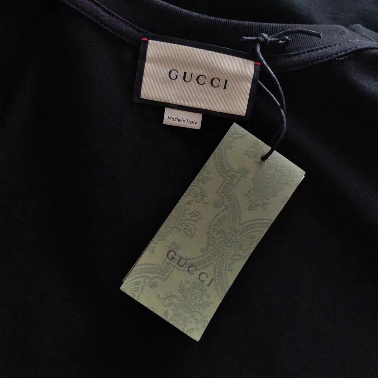 Gucci/古驰 24ss 暗纹3D压纹大LOGO字母圆领短袖T桖