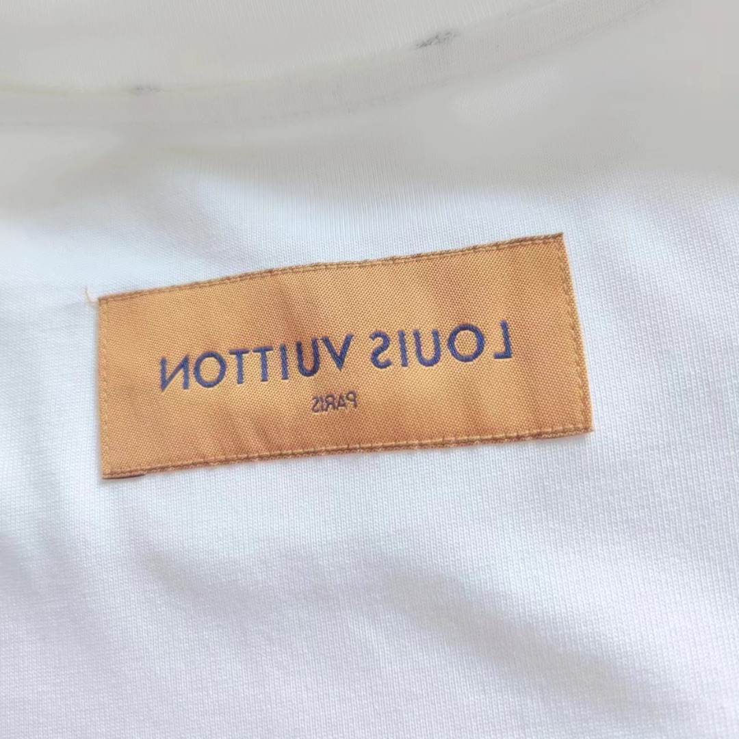 Louis Vuitton/路易威登 前后绣花LOGO短袖T恤