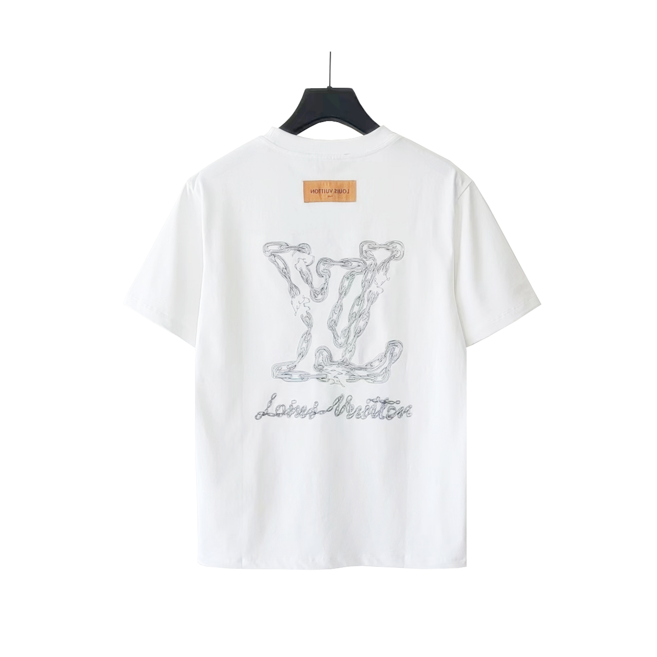 Louis Vuitton/路易威登 前后绣花LOGO短袖T恤