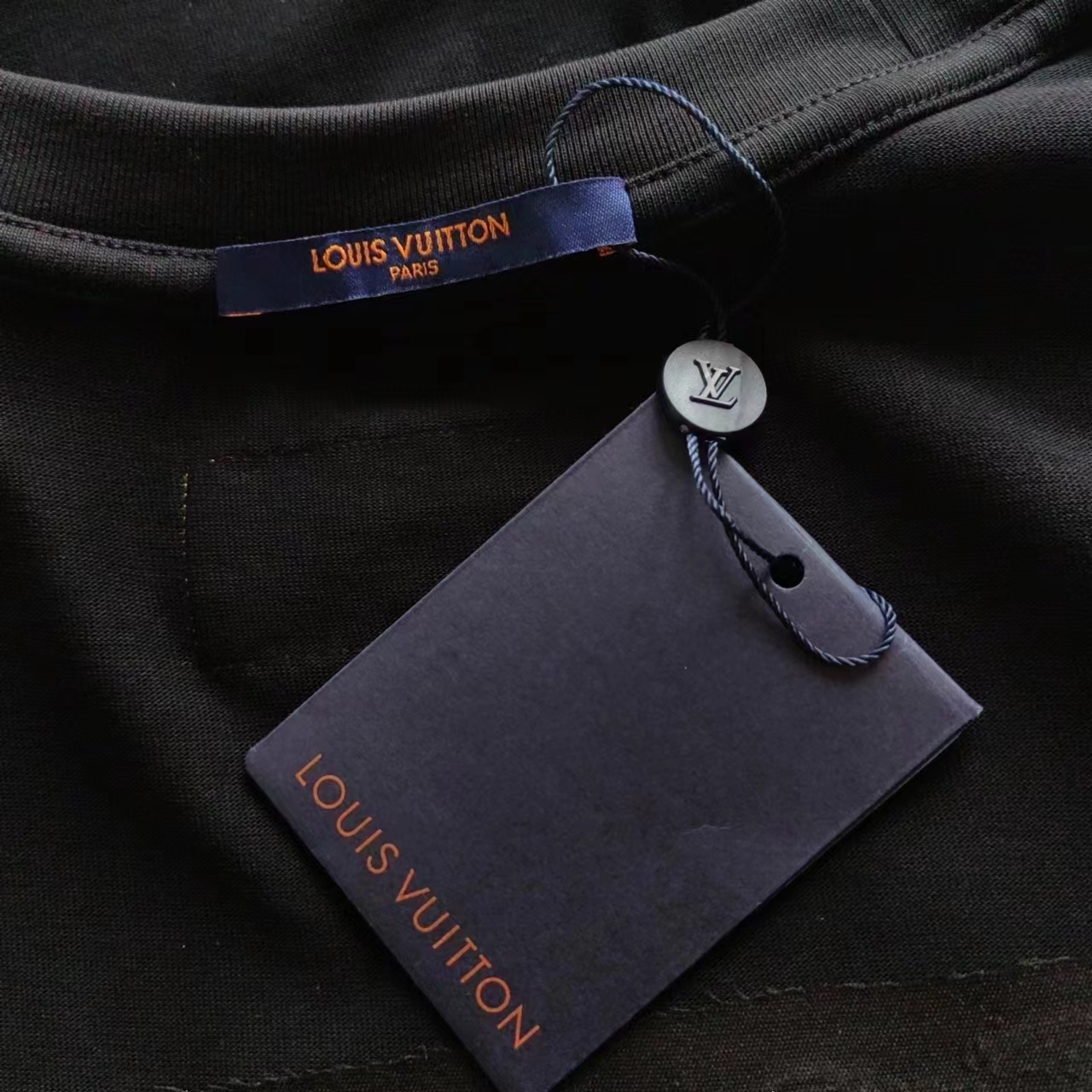Louis Vuitton/路易威登 前后绣花LOGO短袖T恤