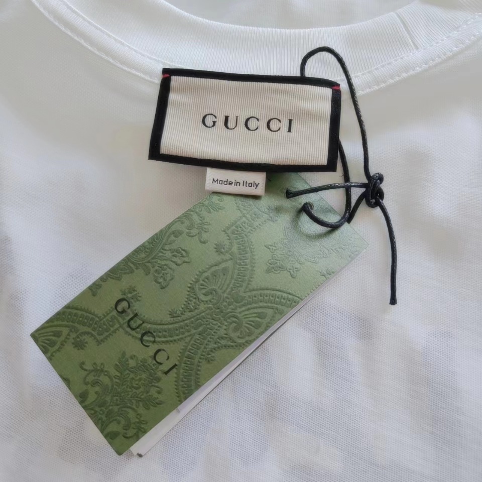 Balenciaga X GUCCI 古驰 联名涂鸦印花圆领T桖