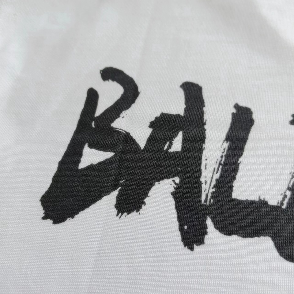 Balenciaga X GUCCI 古驰 联名涂鸦印花圆领T桖