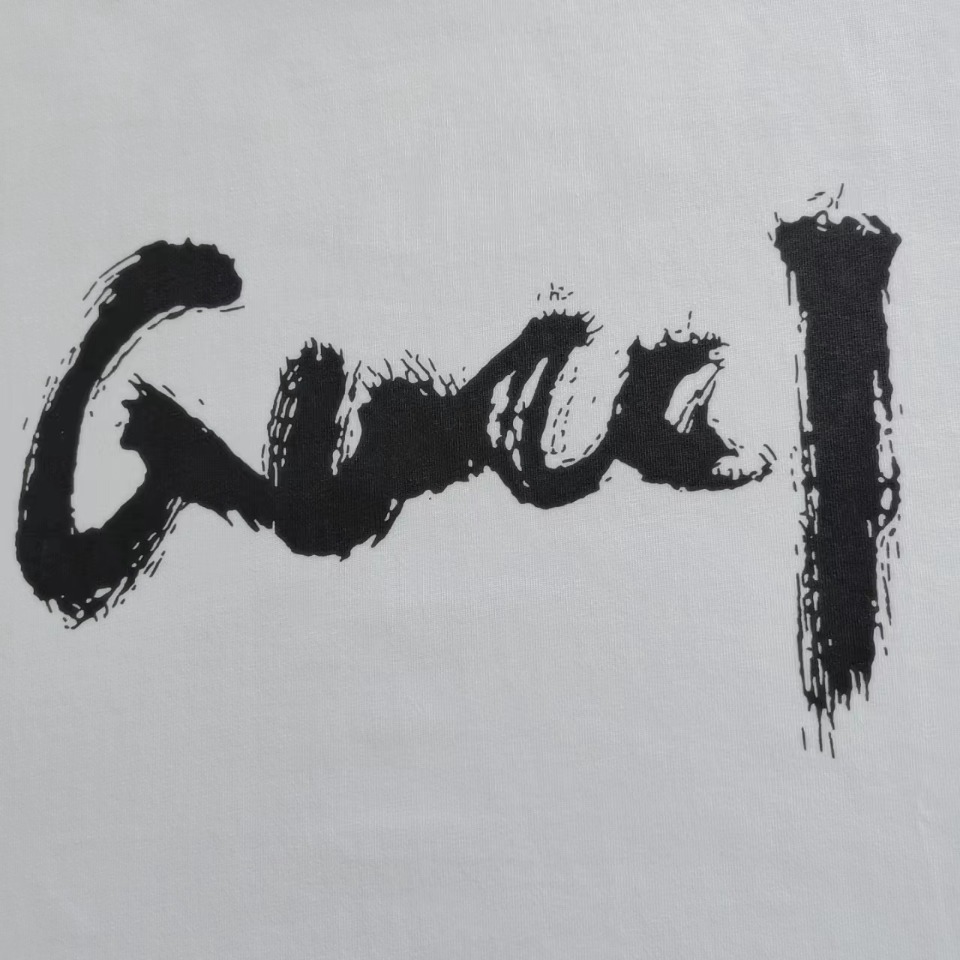 Balenciaga X GUCCI 古驰 联名涂鸦印花圆领T桖