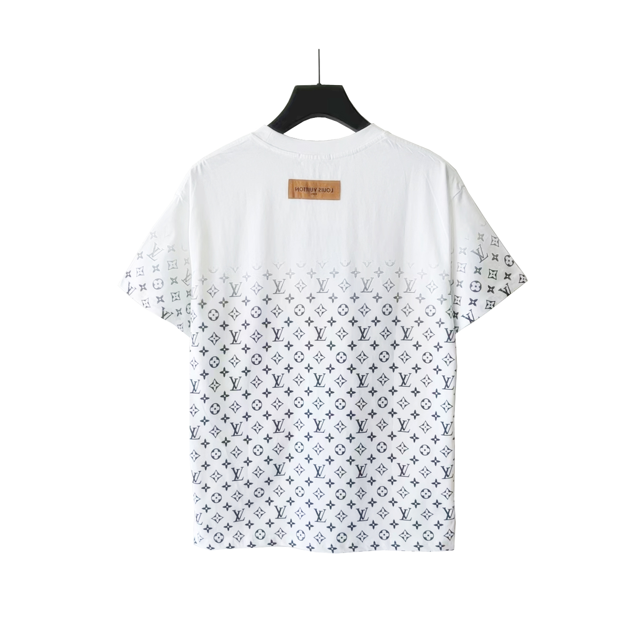 路易威登/Louis Vuitton 老花渐变满印logo圆领短袖T恤