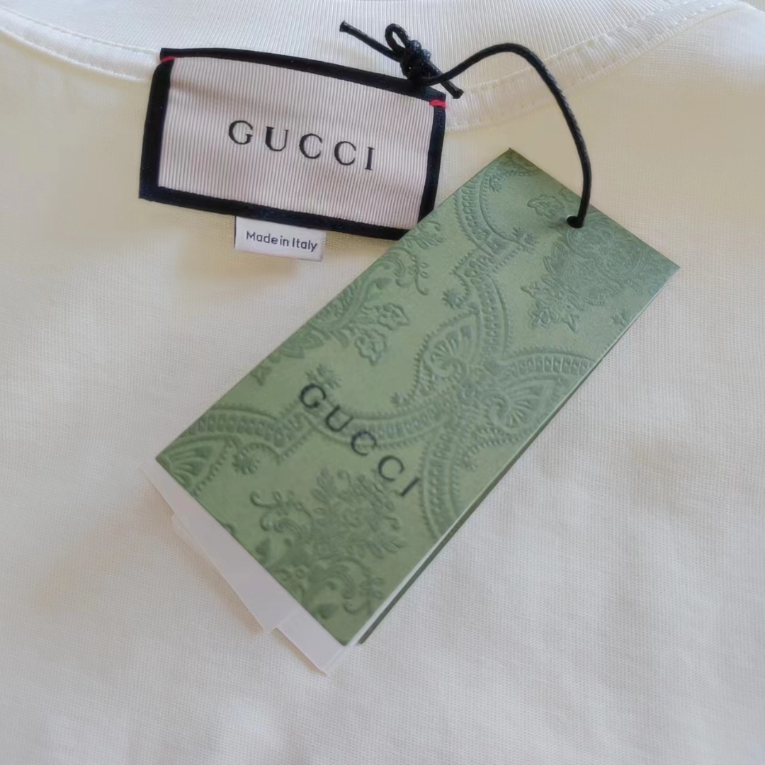 Gucci/古驰 24ss铆钉字母logo短袖T桖