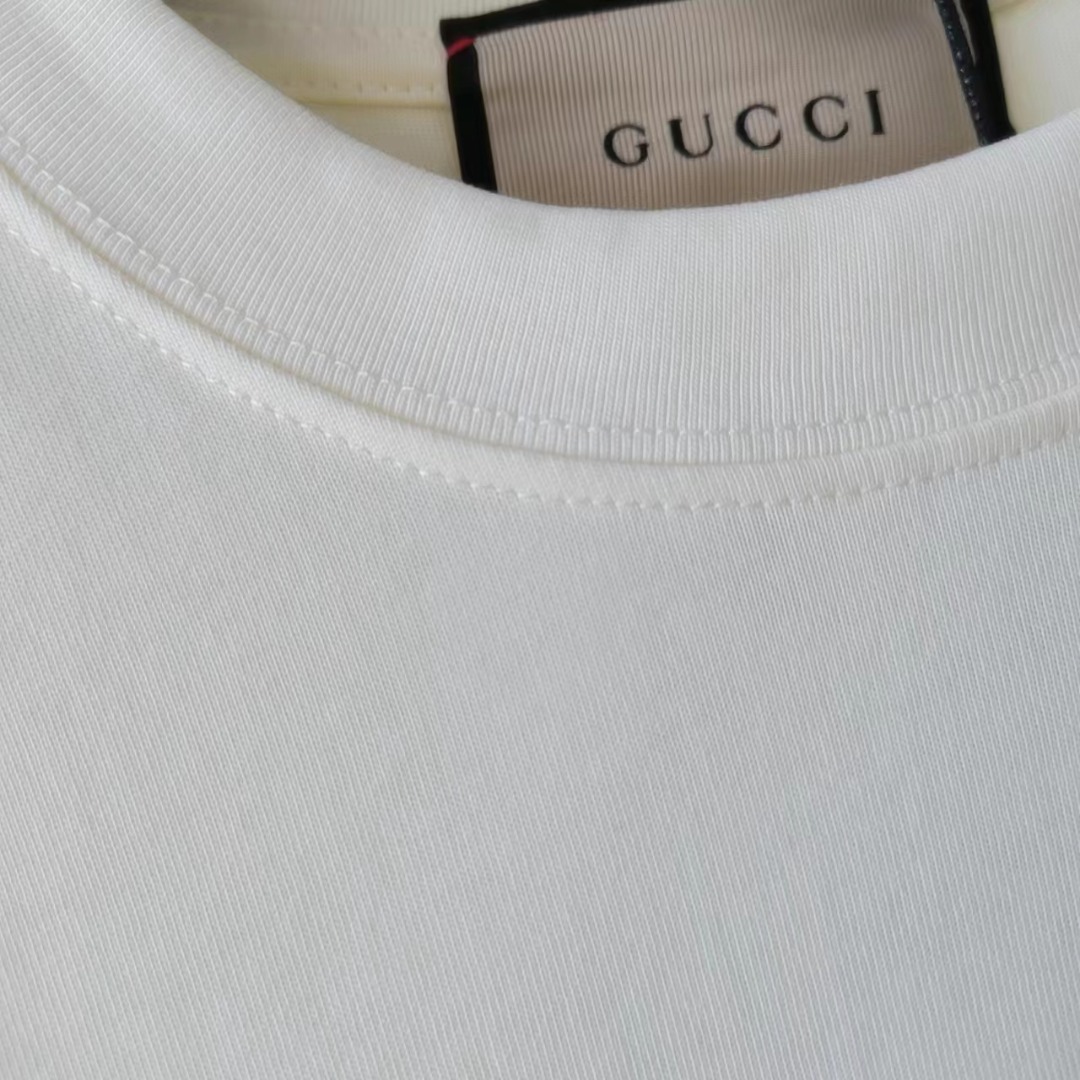 Gucci/古驰 24ss铆钉字母logo短袖T桖
