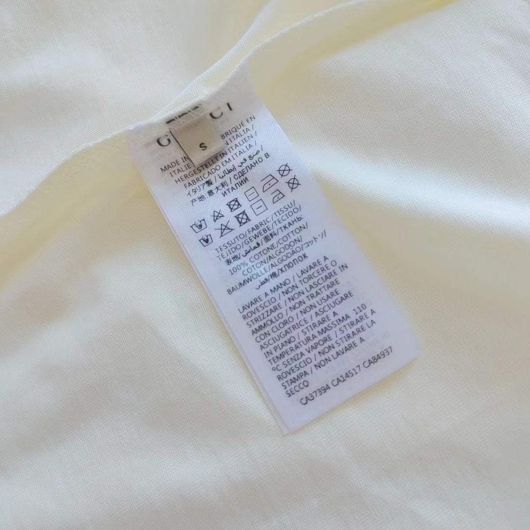 Gucci/古驰 24ss铆钉字母logo短袖T桖