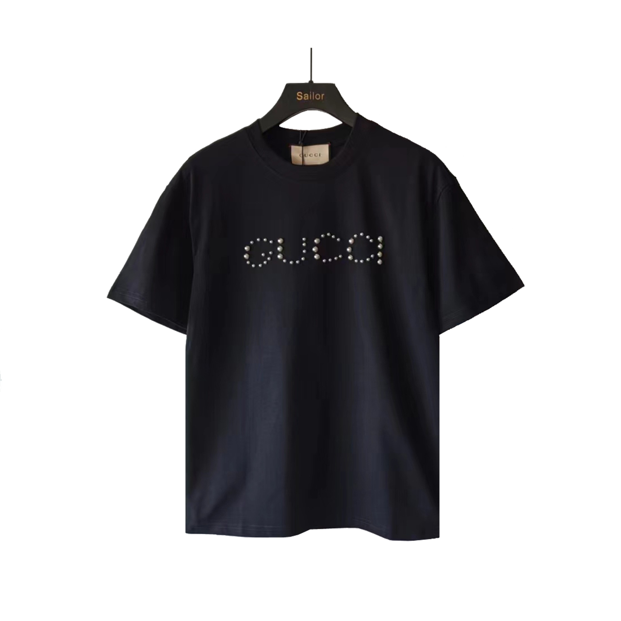 Gucci/古驰 24ss铆钉字母logo短袖T桖