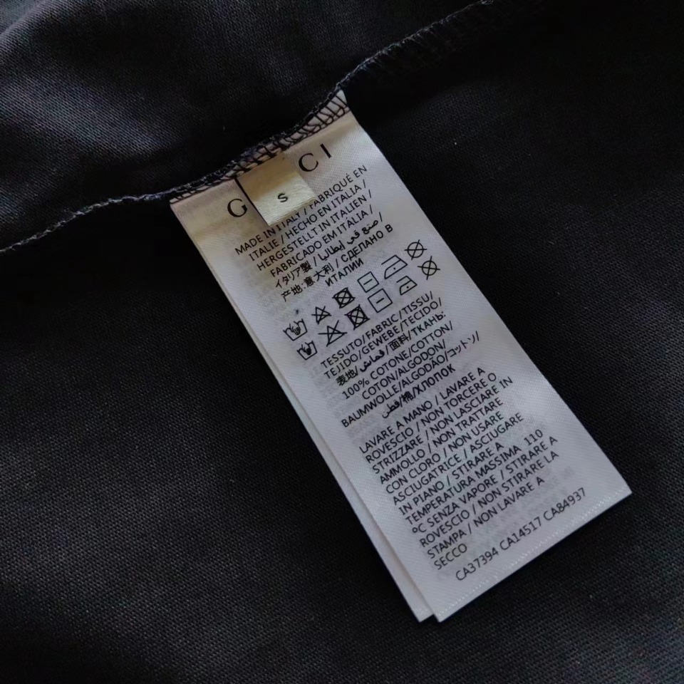 Gucci/古驰 24ss铆钉字母logo短袖T桖