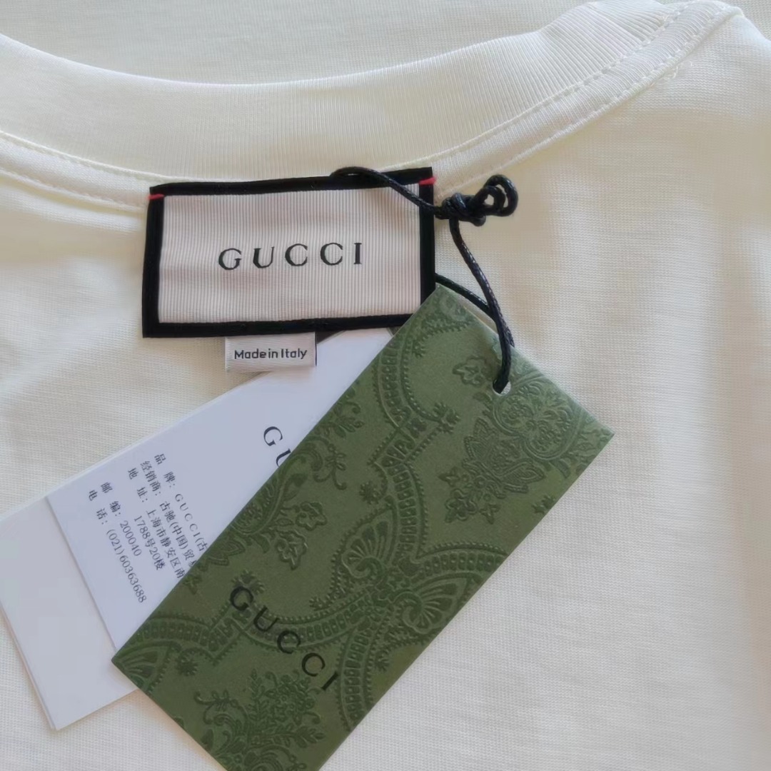 Gucci/古驰 24ss龙年限定龙宝宝logo短袖T桖