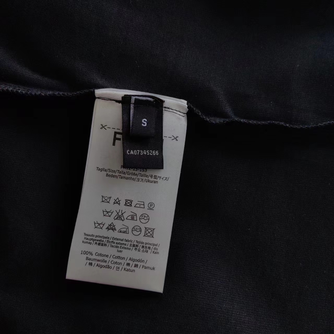 FENDI 芬迪 老花双拼色圆领短袖T恤