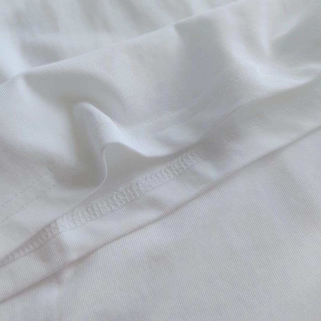 Balenciaga/巴黎世家 23ss 双B前后字母做旧印花短袖