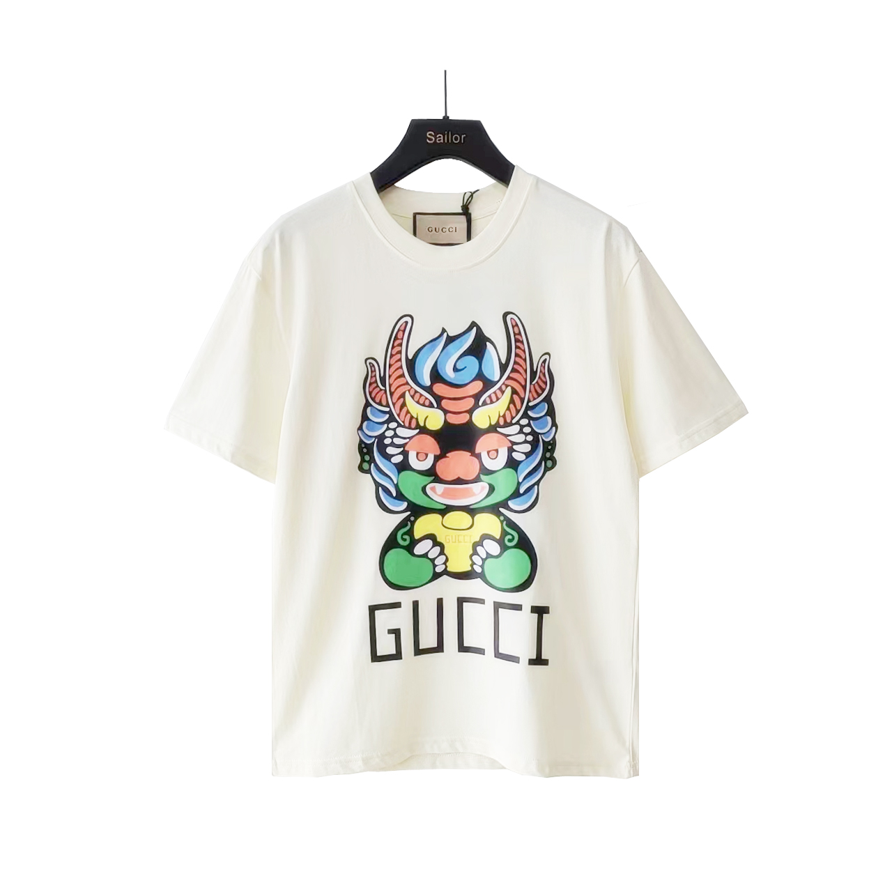 Gucci/古驰 24ss龙年限定logo短袖T桖
