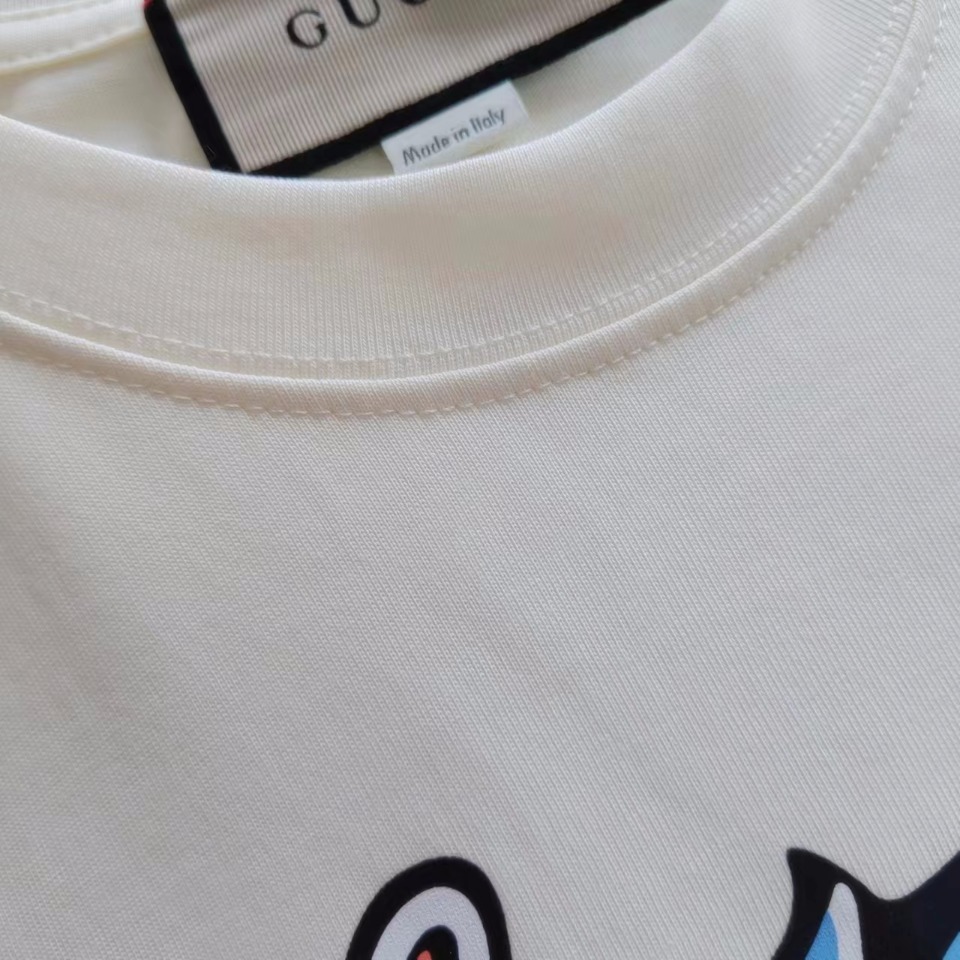Gucci/古驰 24ss龙年限定logo短袖T桖