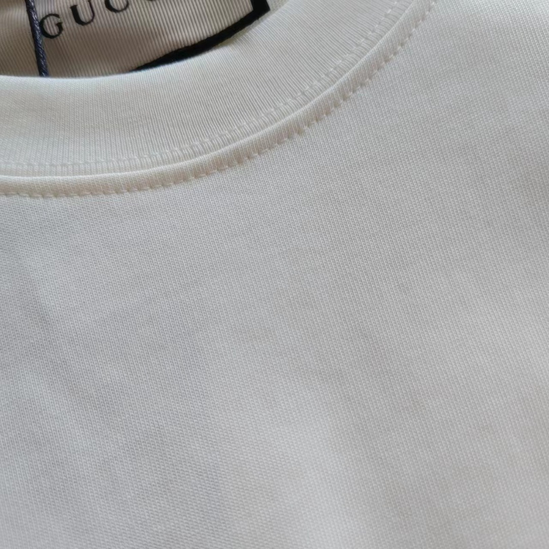 Gucci/古驰 2024早春龙年限定卡通萌宠图案印花T恤