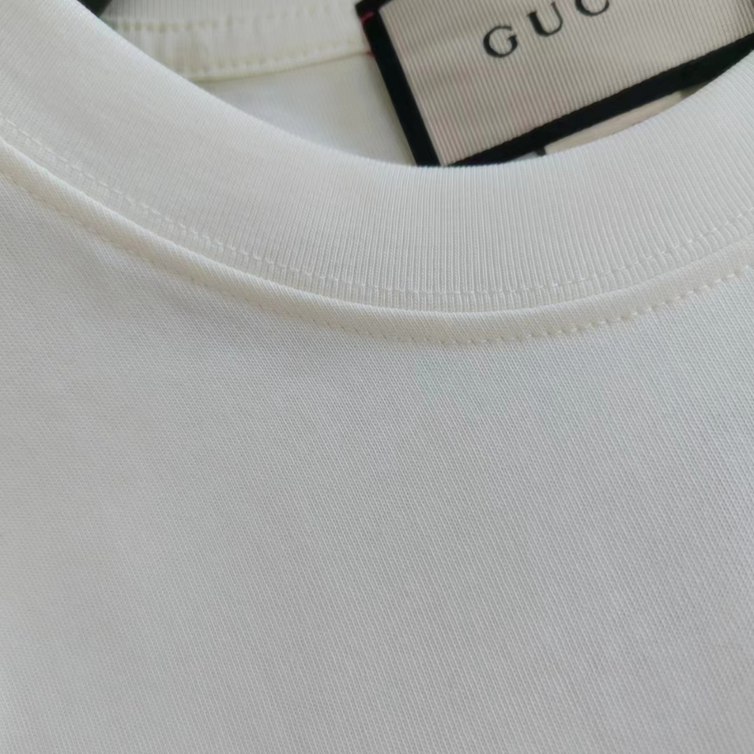 Gucci/古驰 2024早春卡通动物小马印花T恤