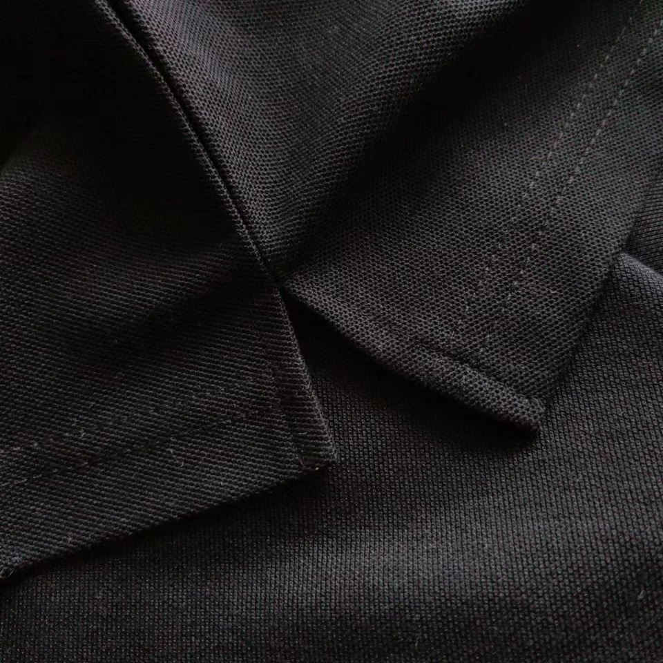 GUCC/古驰 24SS双G反光织带polo衫