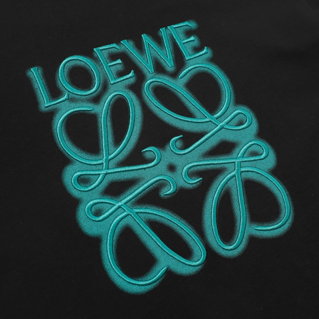 LOEWE/罗意威 多彩LOGO刺绣短袖