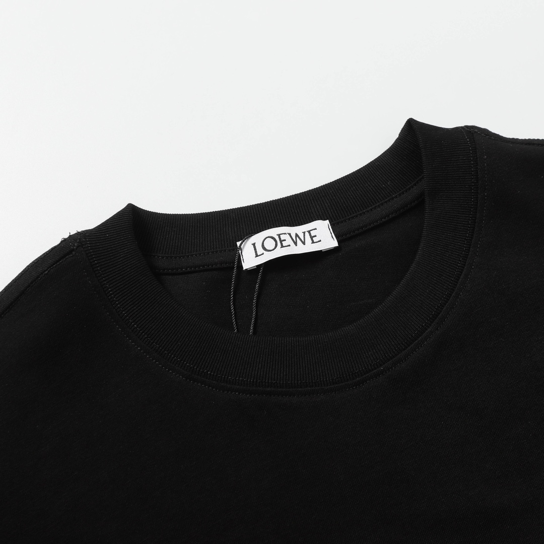 LOEWE/罗意威 荆棘LOGO刺绣短袖