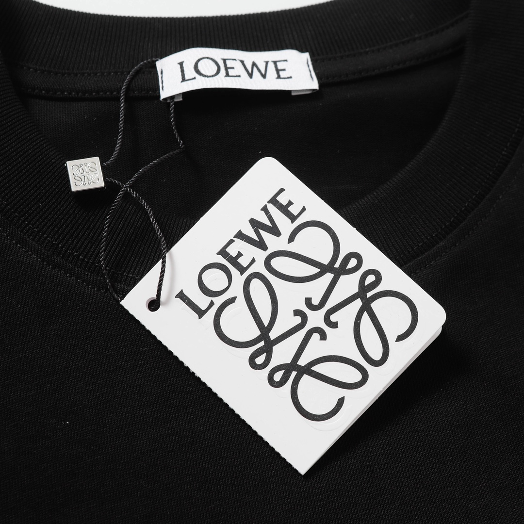 LOEWE/罗意威 荆棘LOGO刺绣短袖