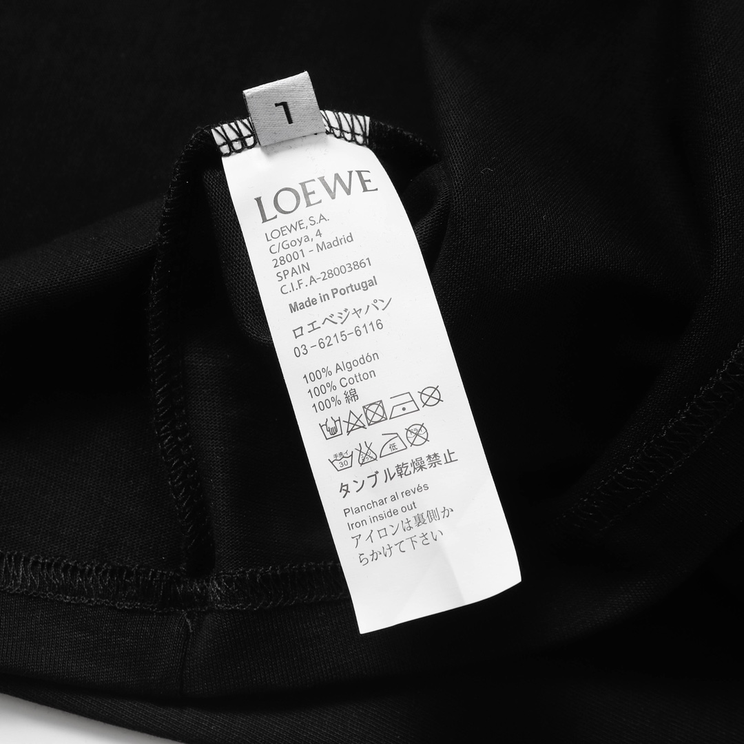 LOEWE/罗意威 荆棘LOGO刺绣短袖