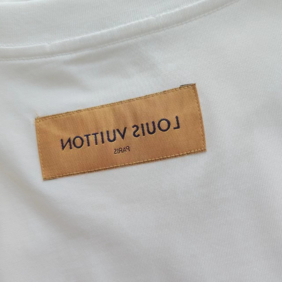 Louis Vuit*on/路易威登 24SSLV胸前爱心涂鸦短袖