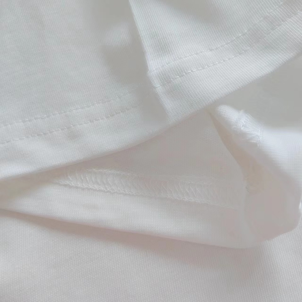 Gucci/古驰 24SS雪花字母烫钻短袖T桖